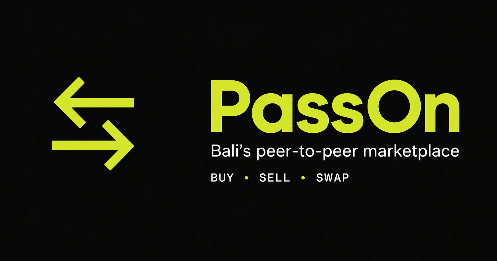 PassOn — Bali’s peer-to-peer marketplace. Buy, sell, swap.